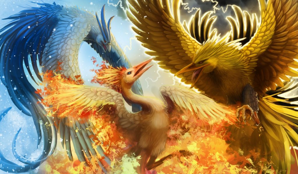 Legendary Pokemon Background - HD Wallpaper 