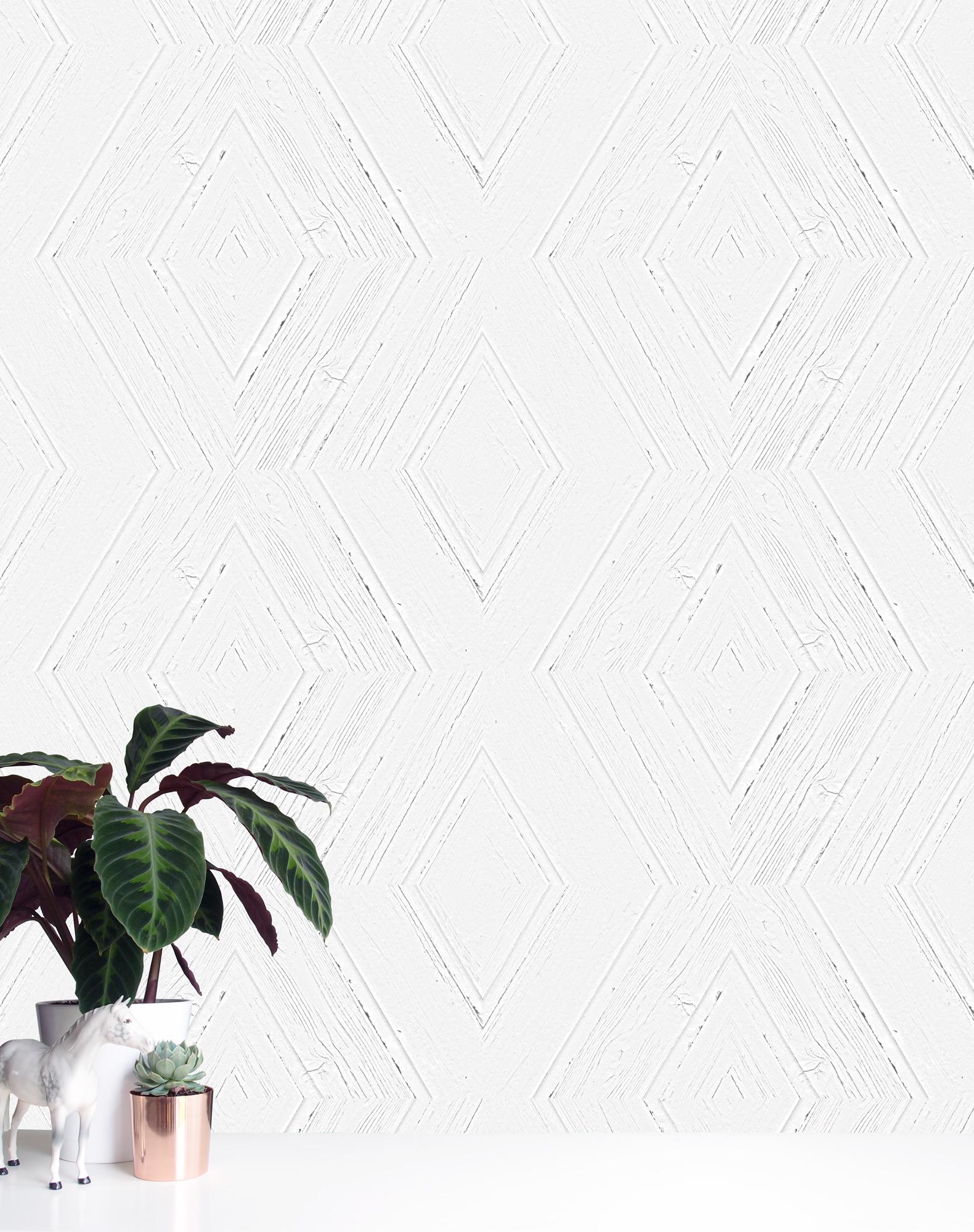 White Minimalist Wallpaper - Flowerpot - HD Wallpaper 