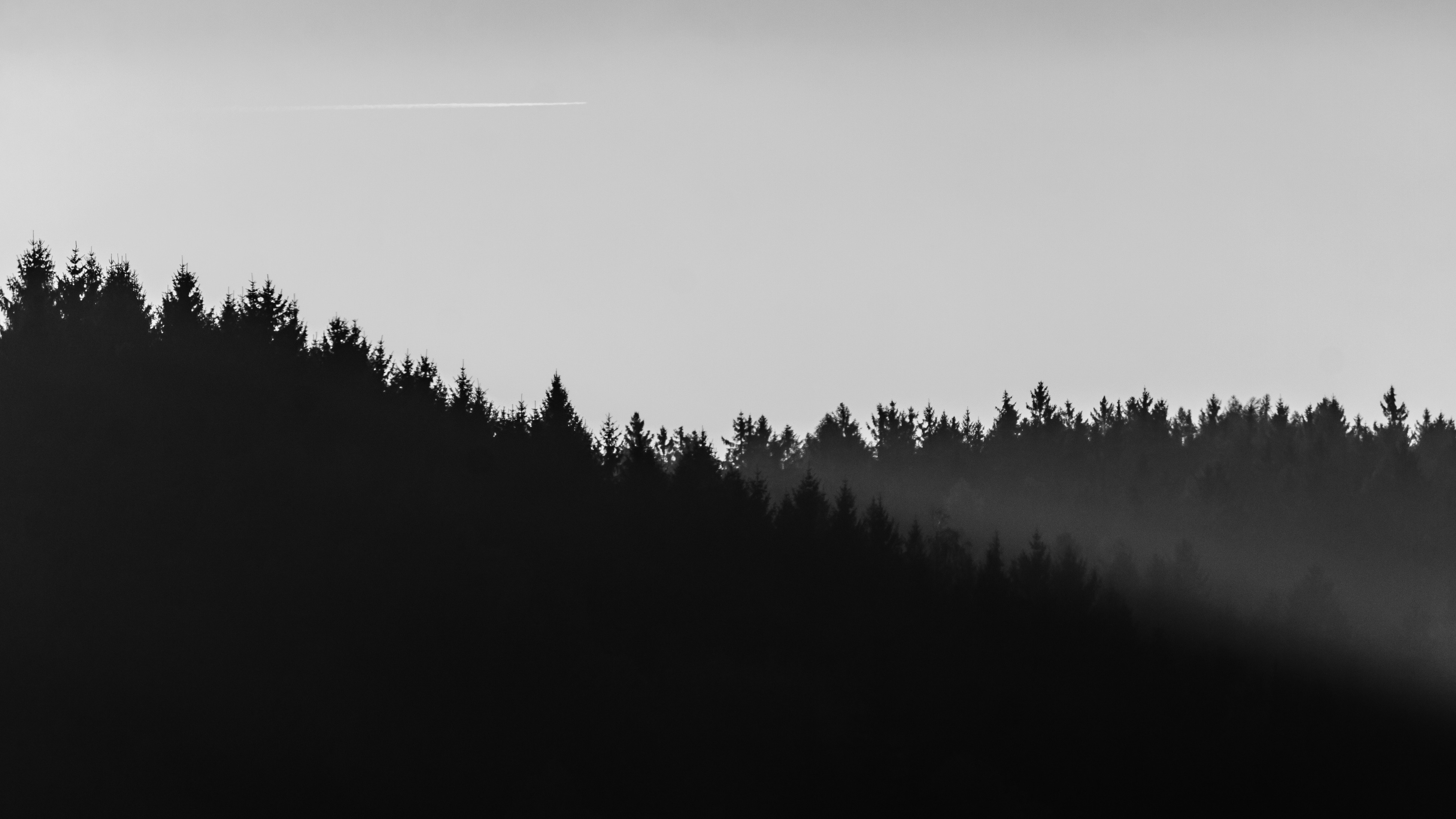 Black And White Minimalistic - HD Wallpaper 