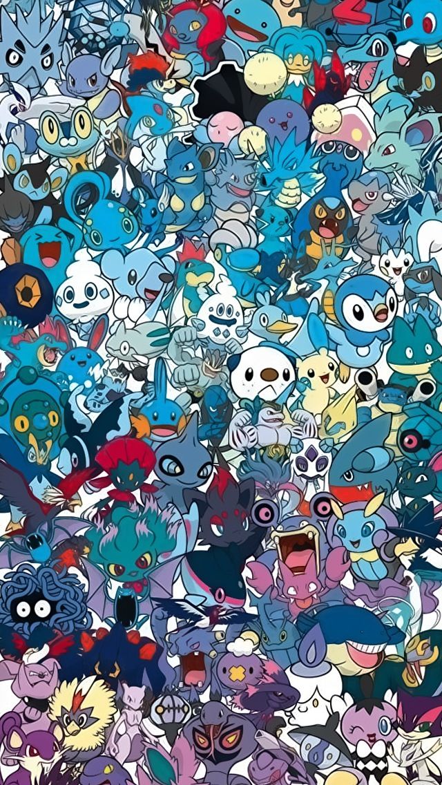 All Pokemon Phone Background - HD Wallpaper 