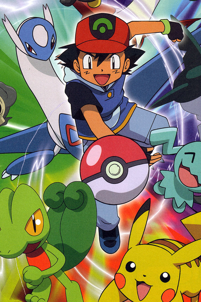 Com Apple Wallpaper Pokemon-fly Iphone4 - Pokemon Wallpaper For Smartphone - HD Wallpaper 