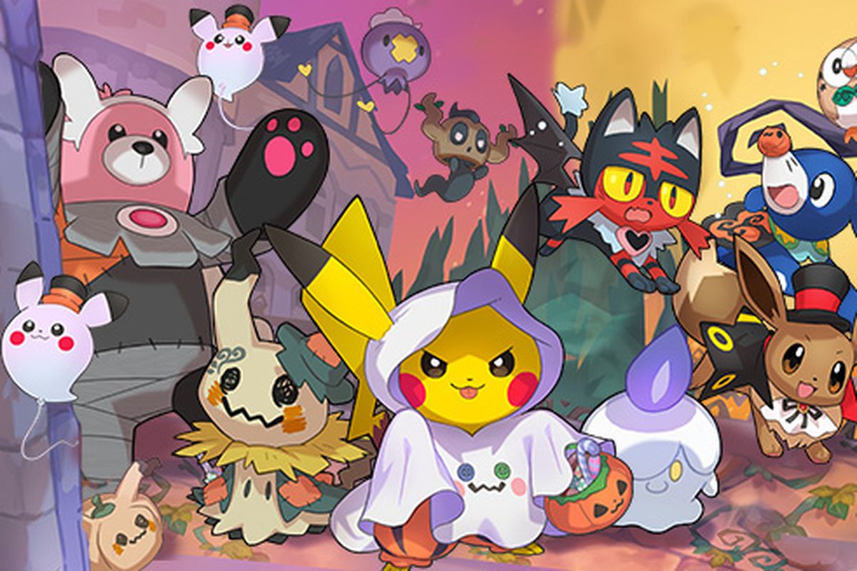 Pokemon Picture - Pokemon Halloween - HD Wallpaper 