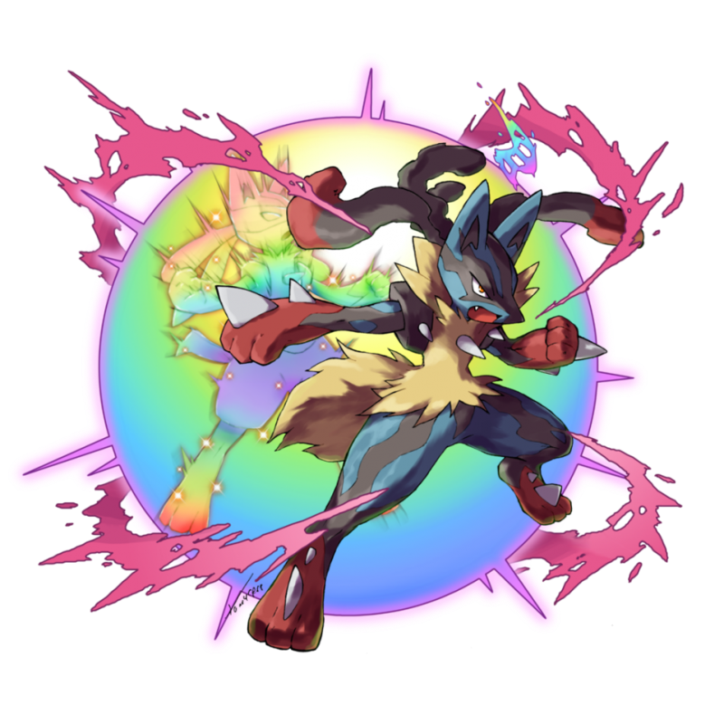 Mega Lucario - Legendary Mega Evolution Pokemon - HD Wallpaper 