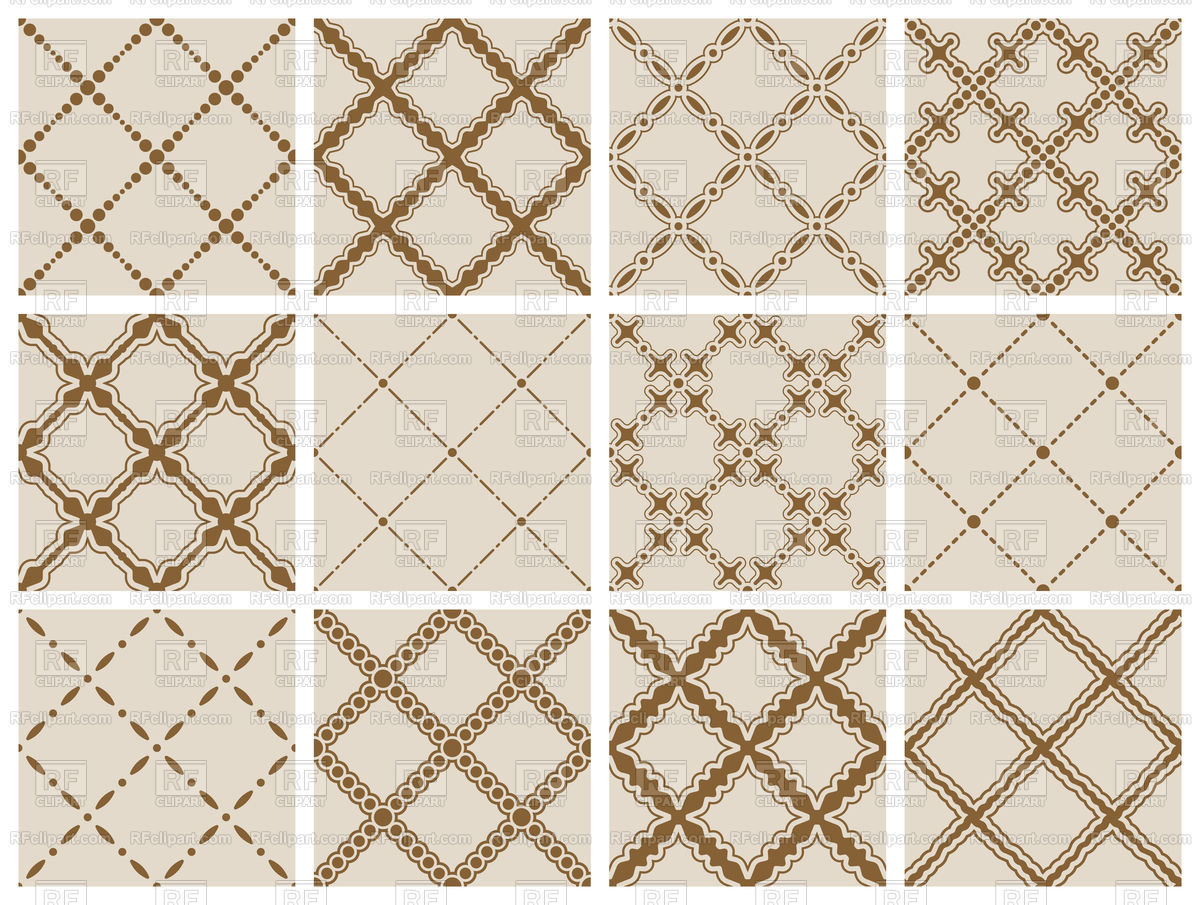 Set Of Simple Seamless Wallpaper Patterns Vector Image - Simple Wallpaper Seamless - HD Wallpaper 