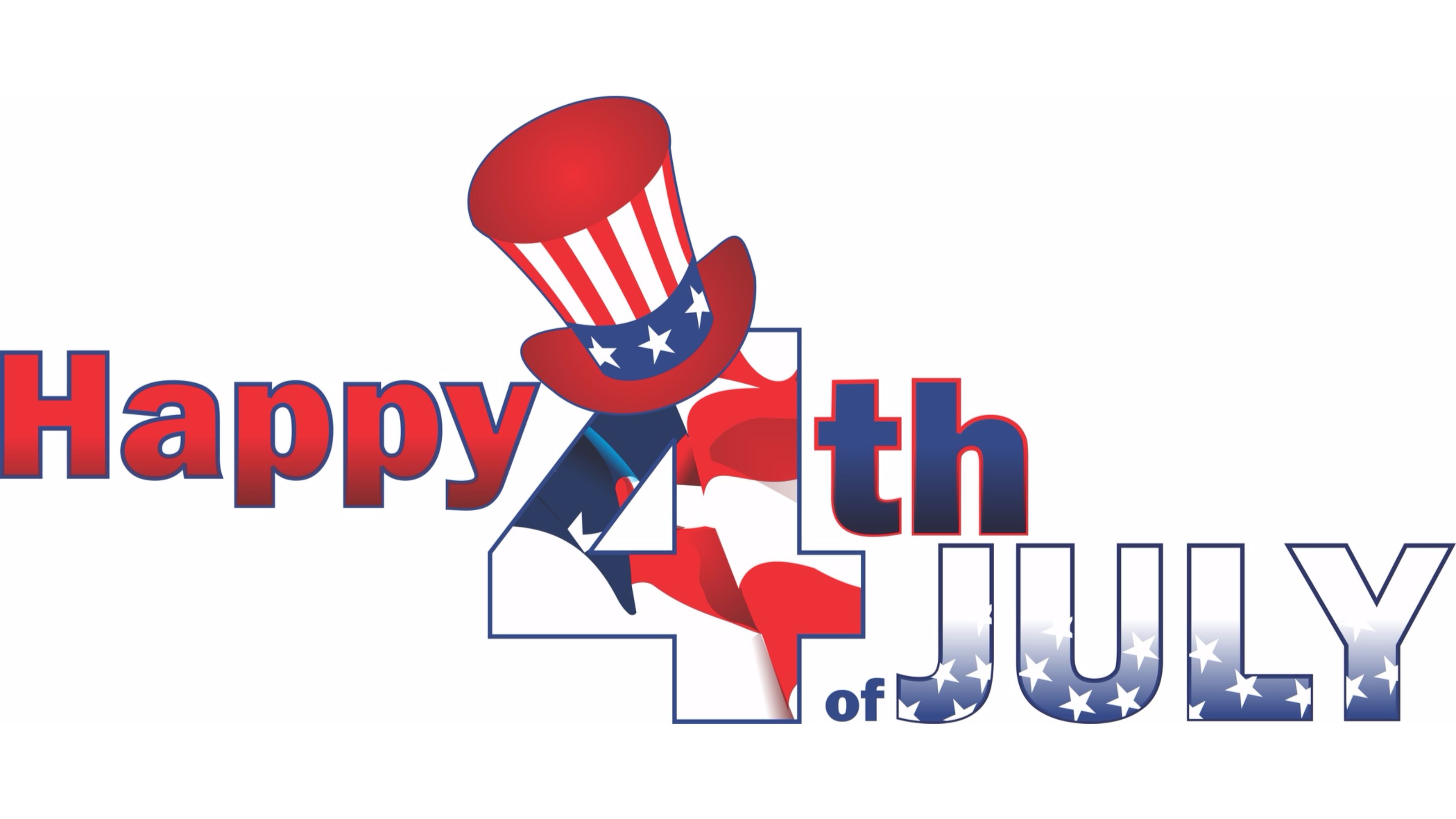 Simple White 4th Of July Wallpaper - Graphic Design - HD Wallpaper 