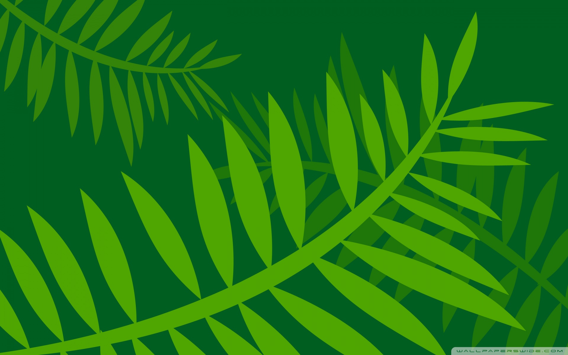 Jungle Leaf Cartoon Background - HD Wallpaper 