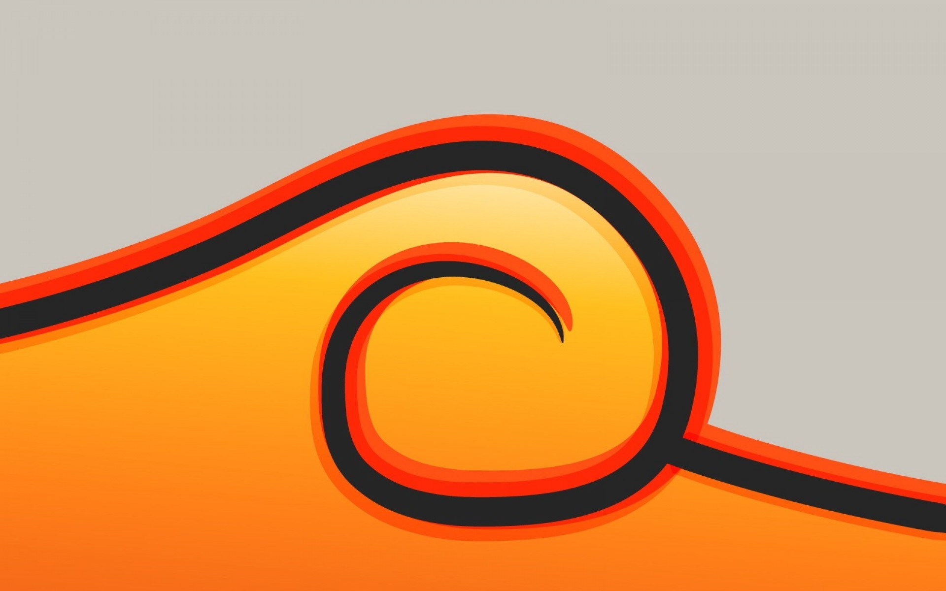 Simple Orange Abstract Wallpaper - HD Wallpaper 