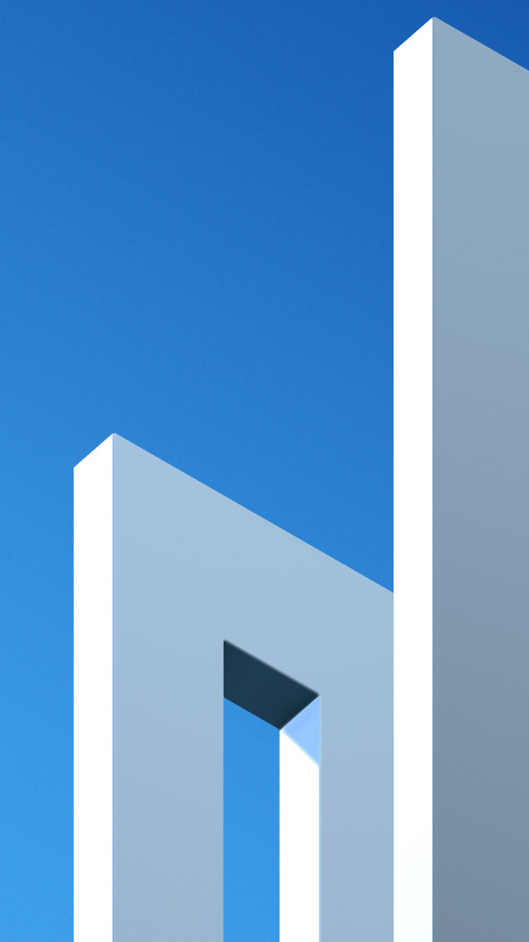 Minimal, Modern And Simple Architecture, Blue Sky, - Htc U11 Plus - HD Wallpaper 