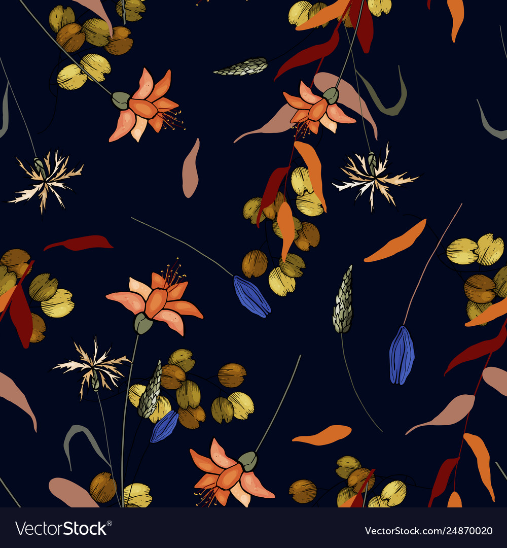 Background Botanical Illustration - HD Wallpaper 