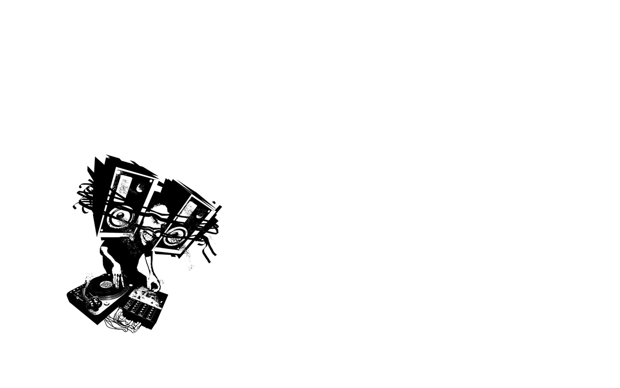 Minimal Dj Wallpaper - Cdj Wallpaper Black And White - HD Wallpaper 