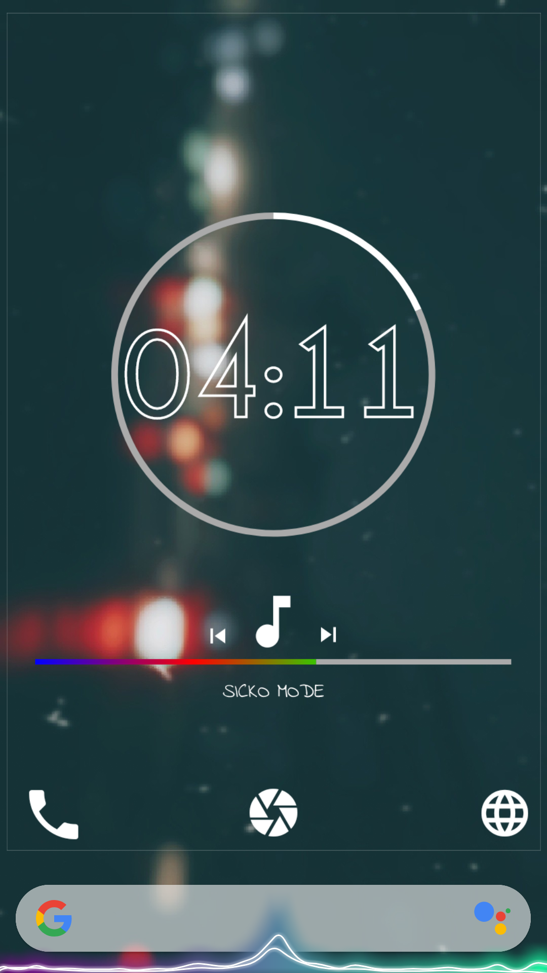 Kwgt Minimal Music Widget - HD Wallpaper 