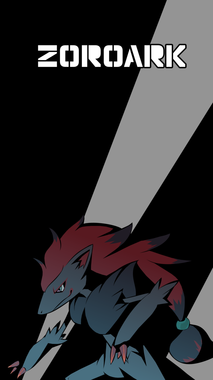 Zoroark Mobile Wallpaper - Cartoon - HD Wallpaper 