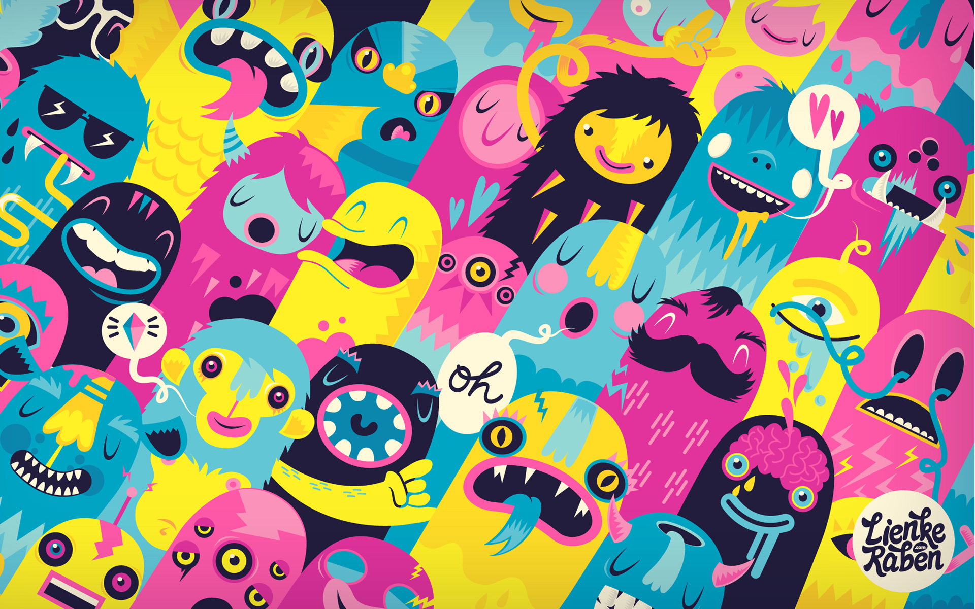 Cute Wallpaper Monster - HD Wallpaper 