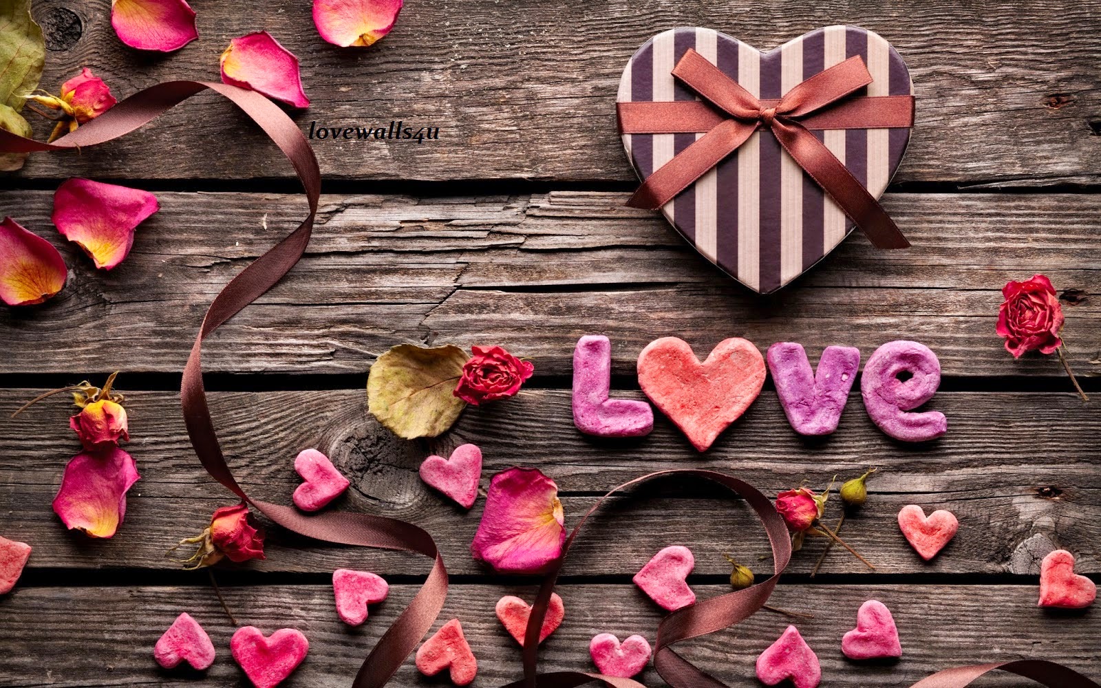 Happy Valentines Day Wood - HD Wallpaper 