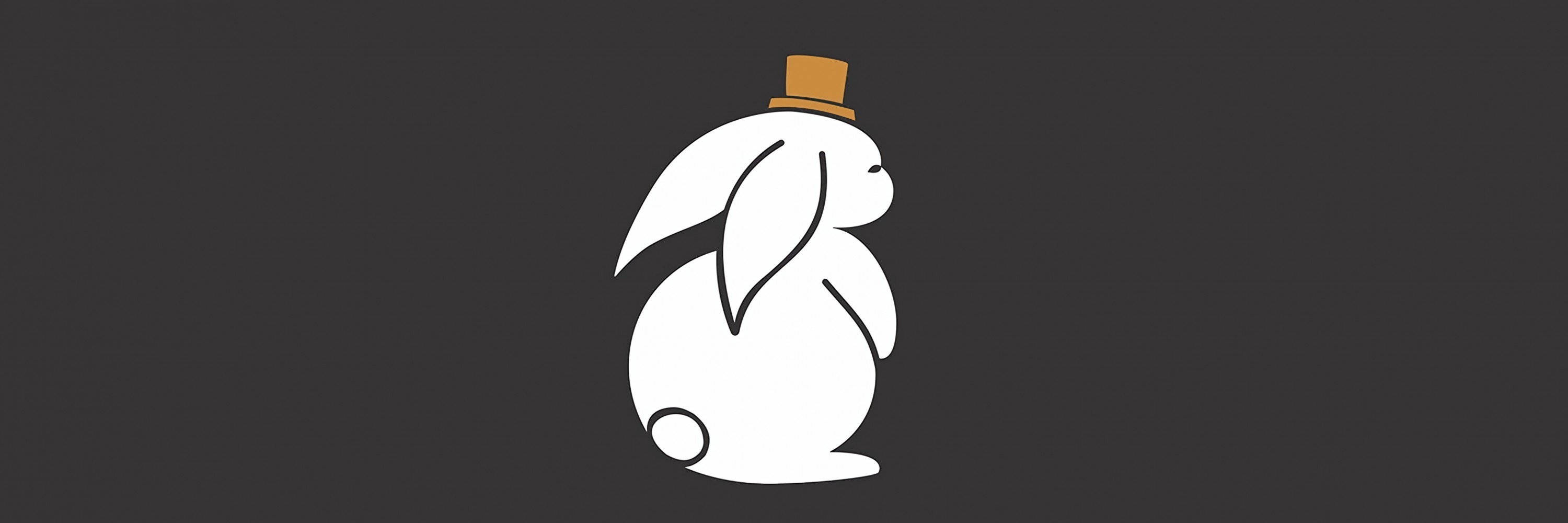 Cute Rabbit, Vector Design, Digital Art - Cartoon - HD Wallpaper 
