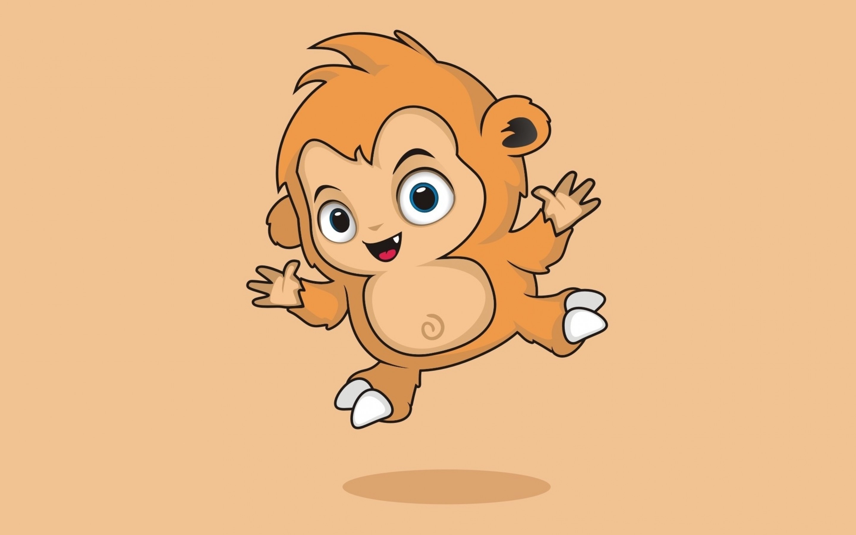 Cute Monkey, Digital Art - Iphone Wallpaper Monster Cute Hd - HD Wallpaper 