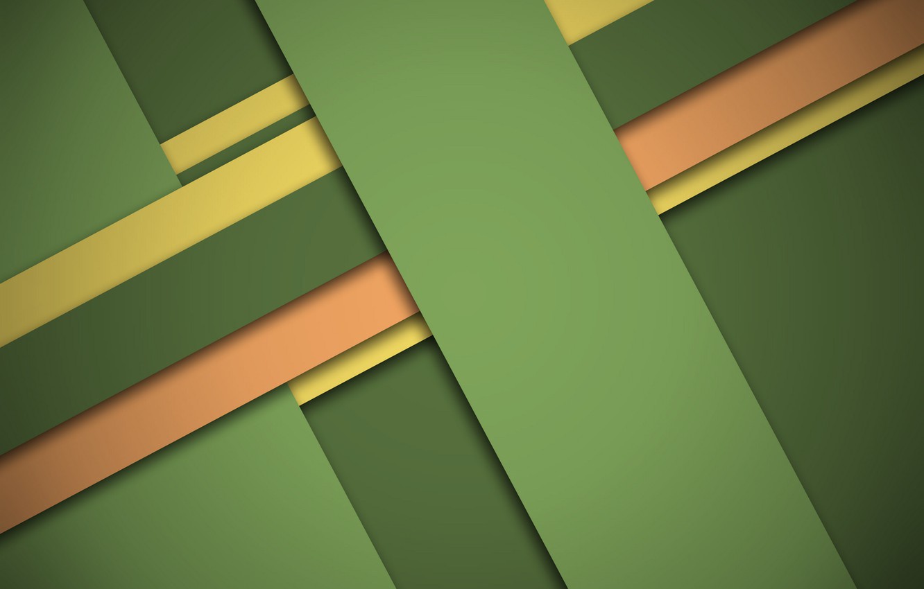 Photo Wallpaper Line, Yellow, Green, Wallpaper, Geometry, - Обои На Рабочий Стол Материал Зеленый - HD Wallpaper 