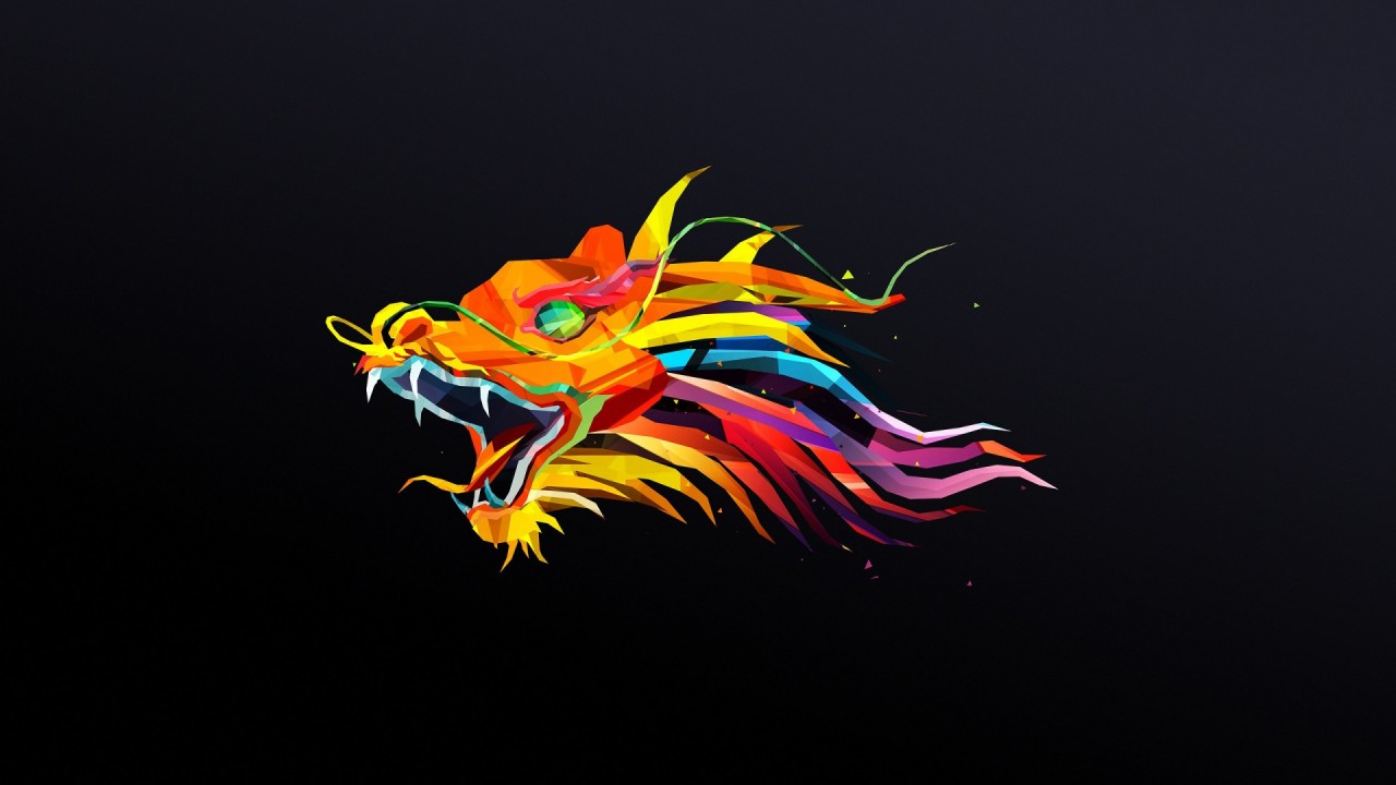 Dragon Wallpaper Abstract - HD Wallpaper 