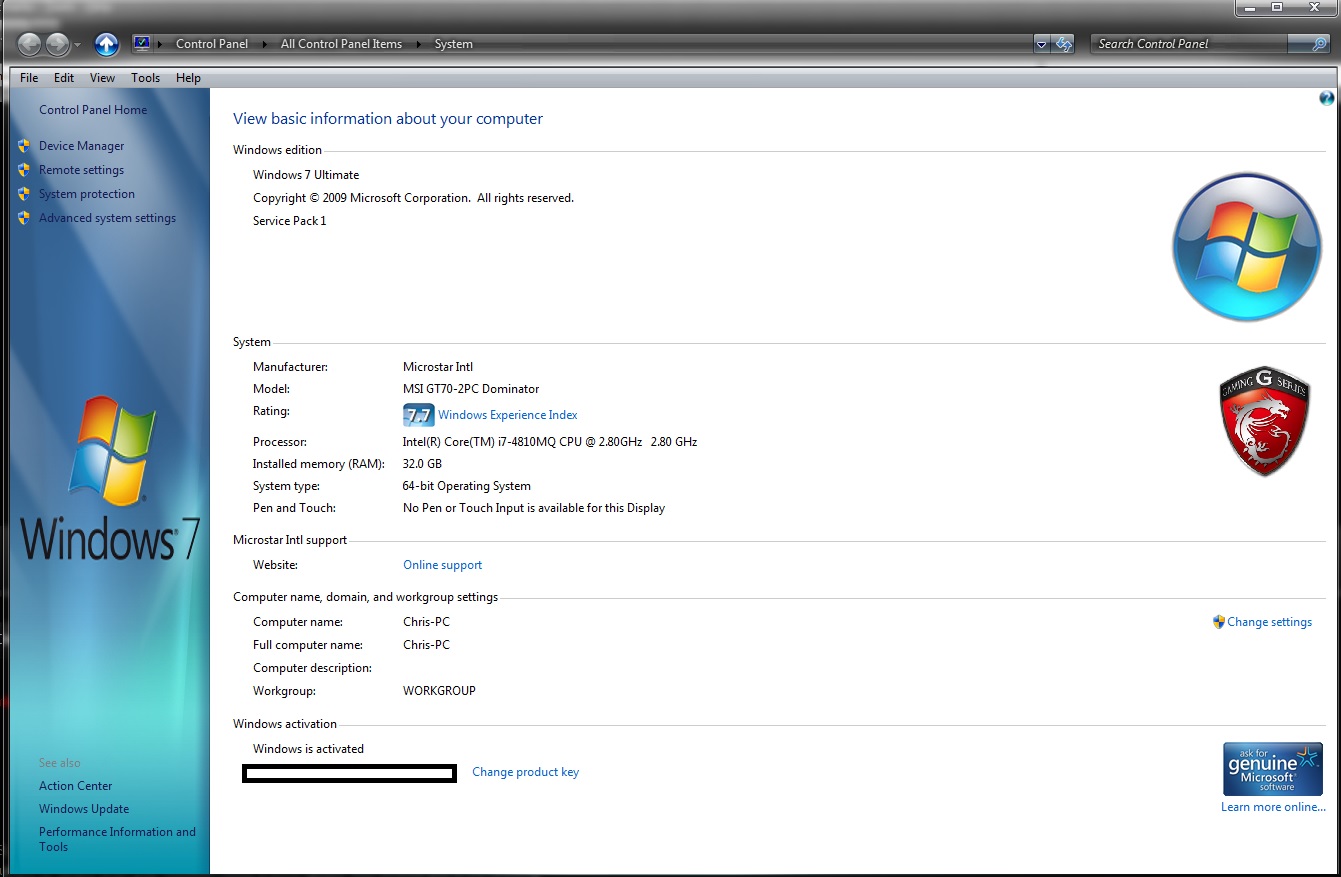 windows 7 ultimate activation key for msi windows 7 ultimate activation key for msi