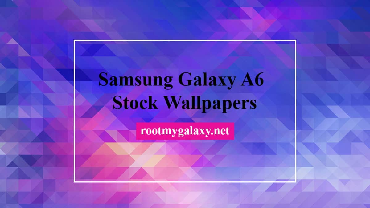 Download Samsung Galaxy A6 Stock Wallpapers - Graphic Design - HD Wallpaper 