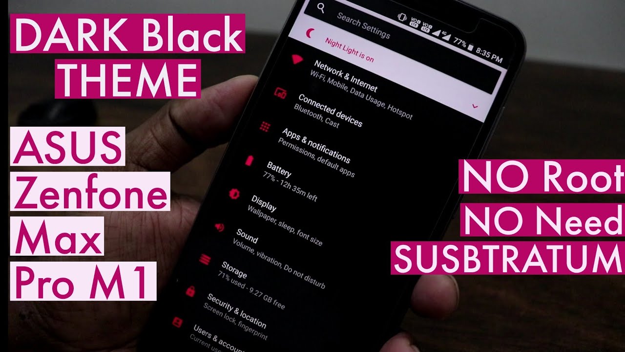 Asus Zenfone 5 Dark Mode - HD Wallpaper 