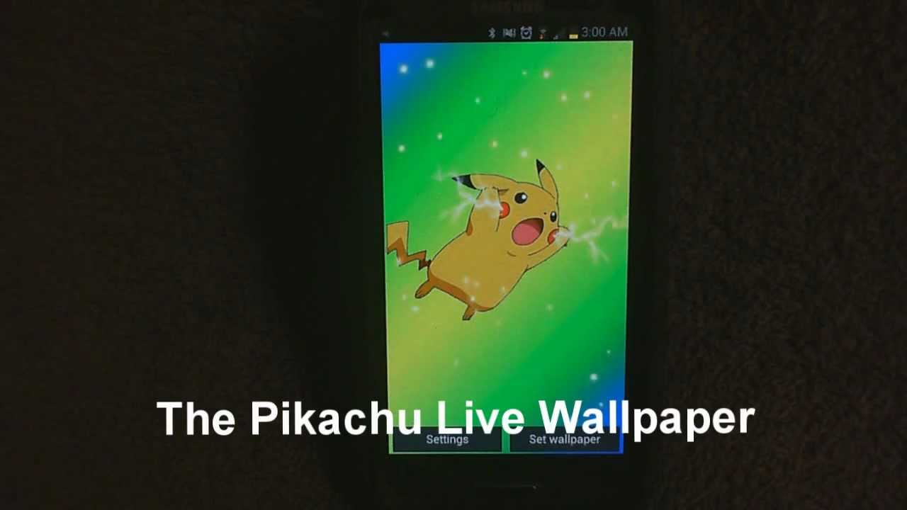 Pikachu Live Wallpaper - HD Wallpaper 