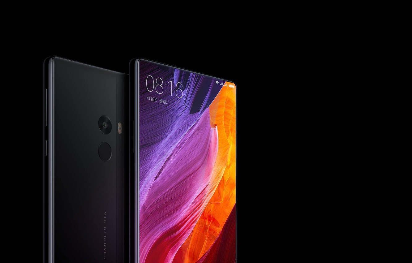 Photo Wallpaper Logo, Technology, Smartphones, Xiaomi - Xiaomi Mi Mix Pro - HD Wallpaper 