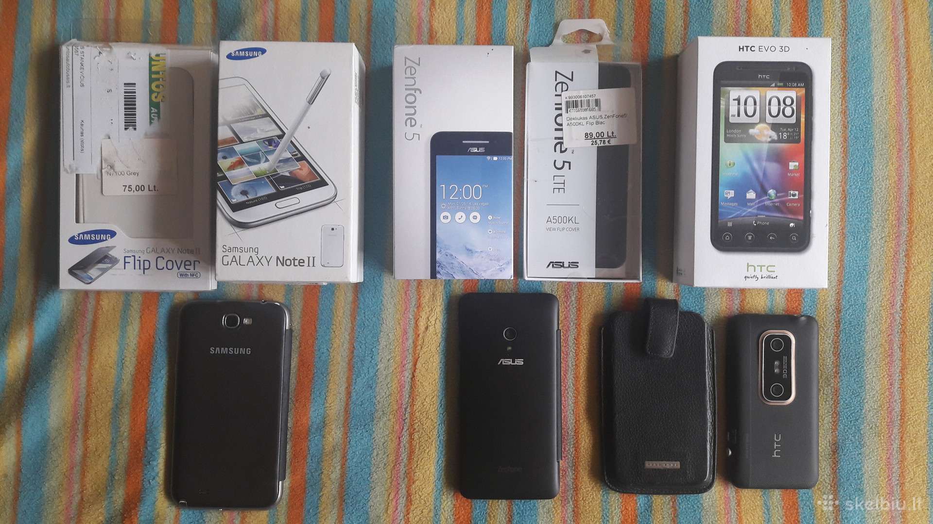 Samsung Galaxy Note 2 Asus Zenfone 5 Htc 3d Evo Skelbiu - Htc Sensation 4g - HD Wallpaper 