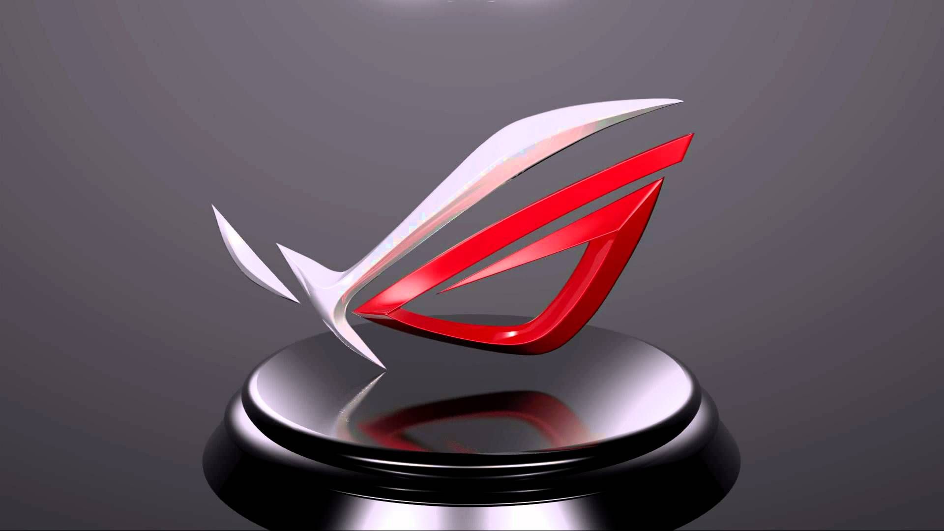 Logo Rog 3d Keren 1920x1080 Wallpaper Teahub Io