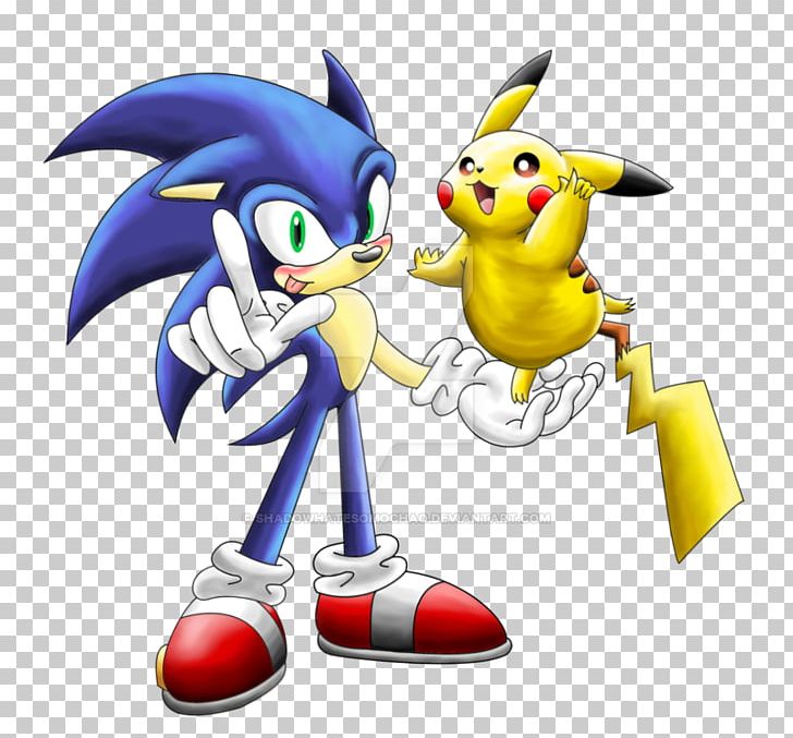 Mario & Sonic At The Olympic Games Pikachu Ash Ketchum - Lady Gaga Cartoon Drawing - HD Wallpaper 