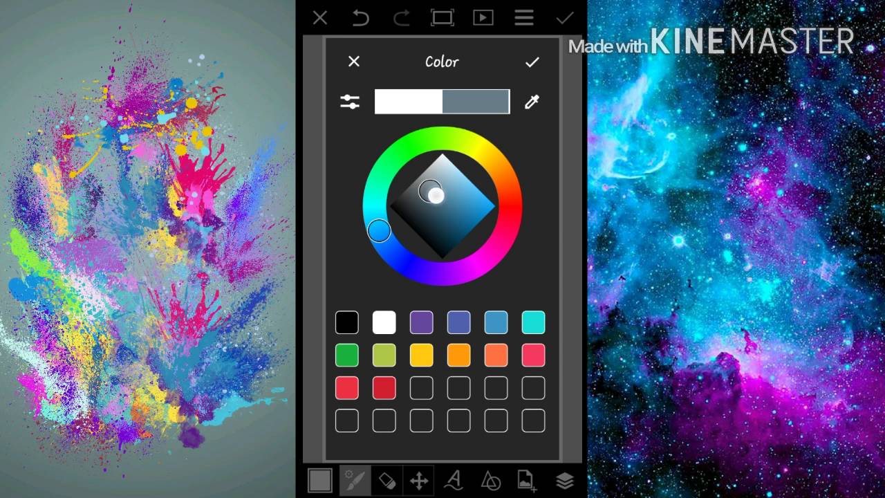 Purple Galaxy Color - HD Wallpaper 