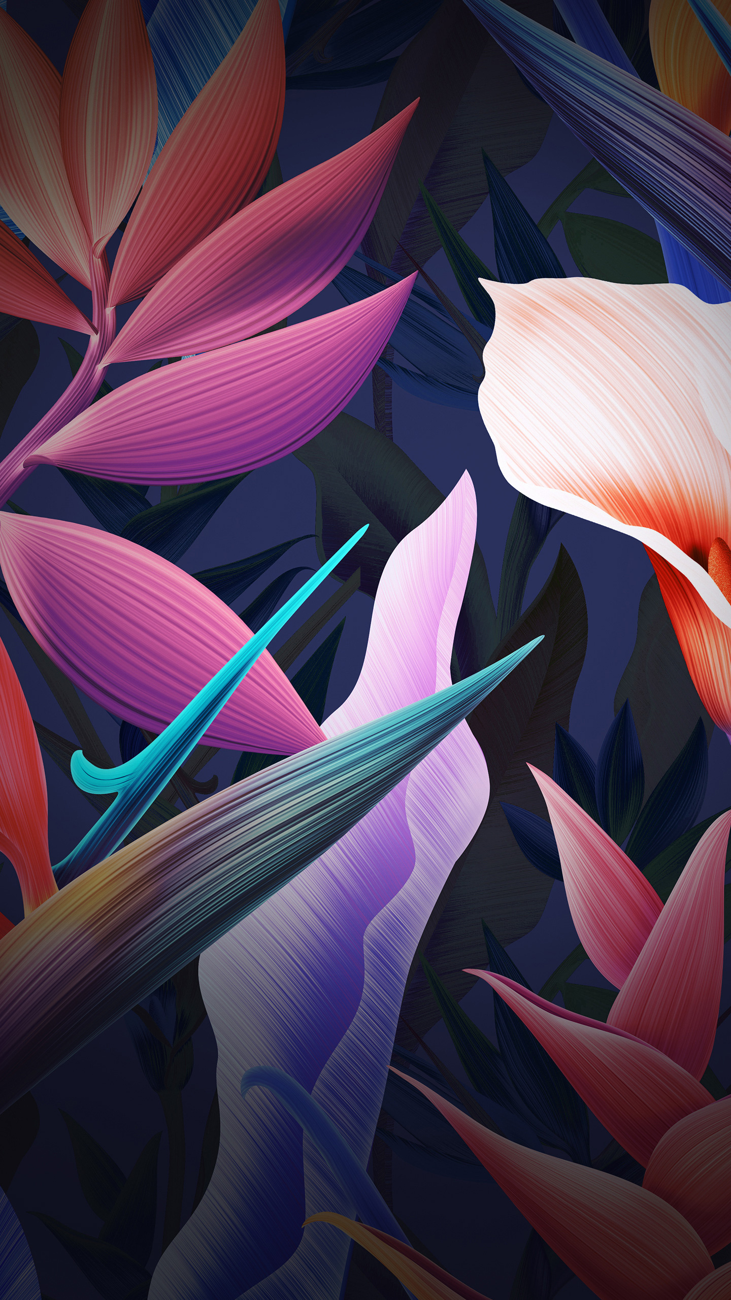 Flowers Neon Wallpaper 4k - HD Wallpaper 