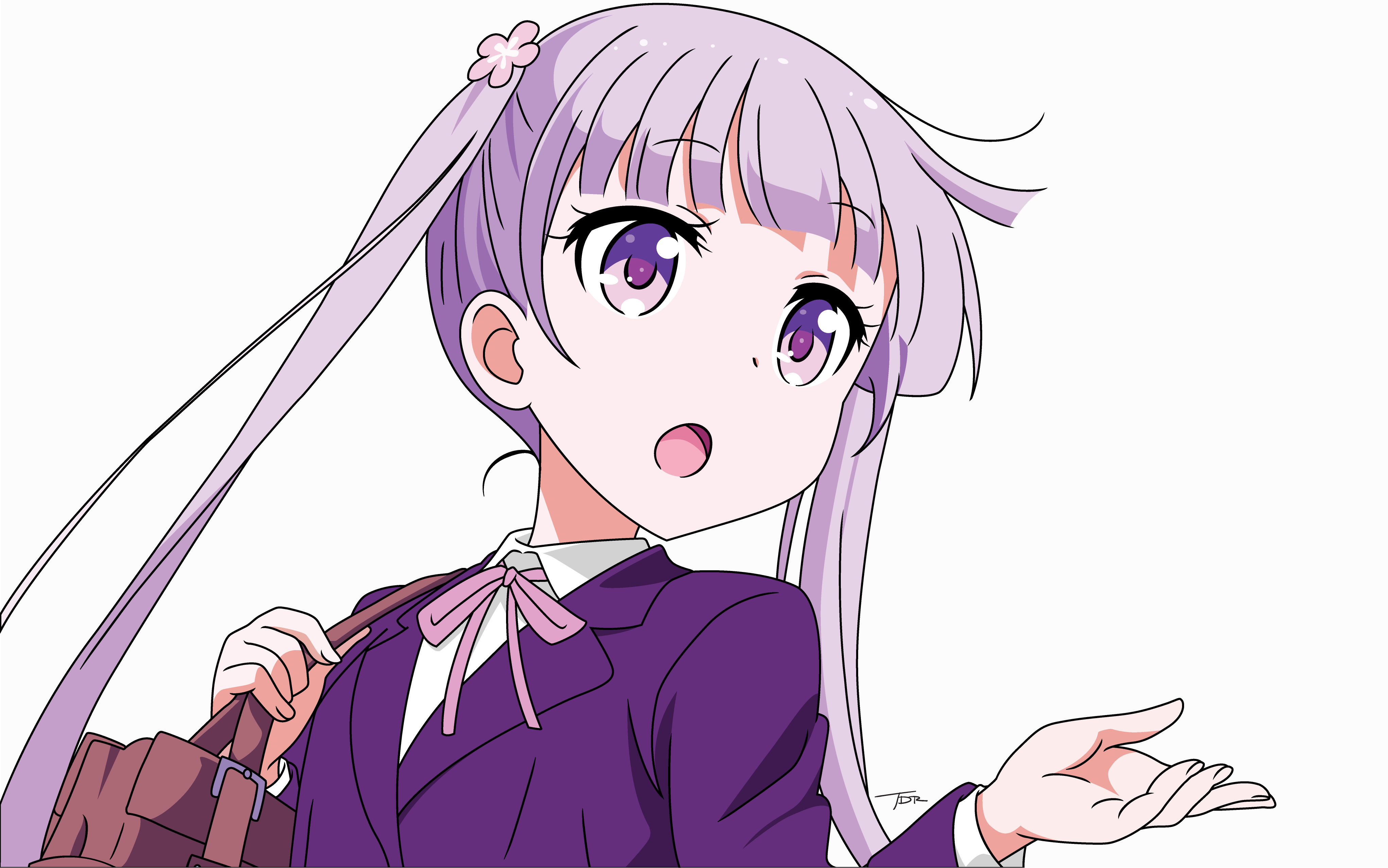 Anime New Game Aoba - HD Wallpaper 