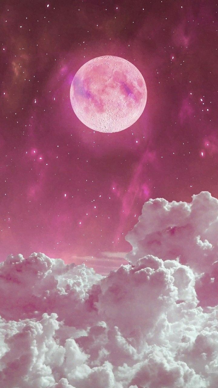 Pink Moon Wallpaper Hd - HD Wallpaper 