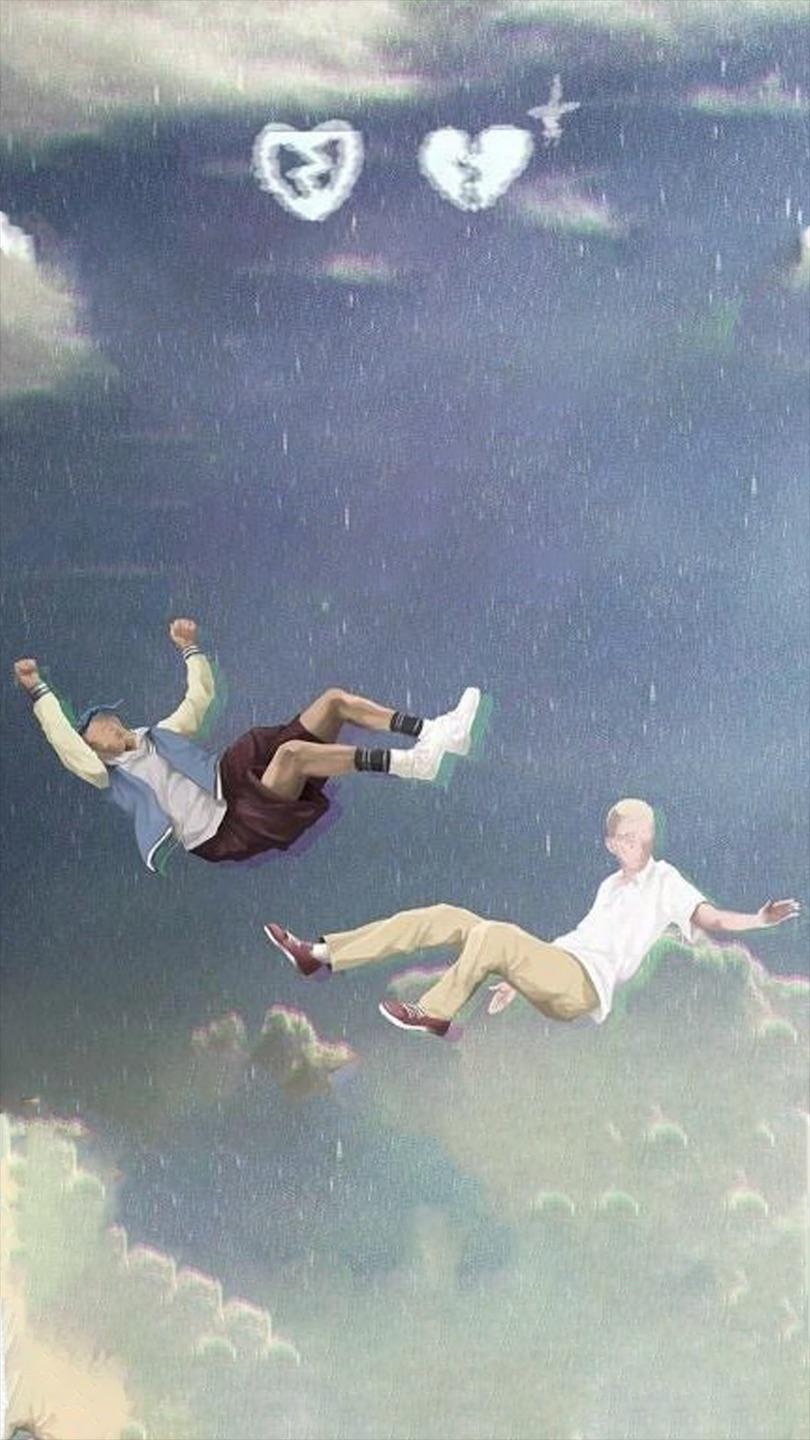 Falling Down Lil Peep X Xtentacion - HD Wallpaper 