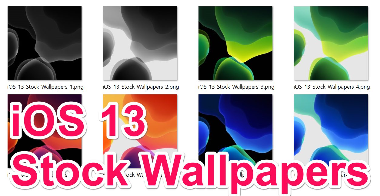 Ios 13 Stock Wallpapers - Graphic Design - HD Wallpaper 