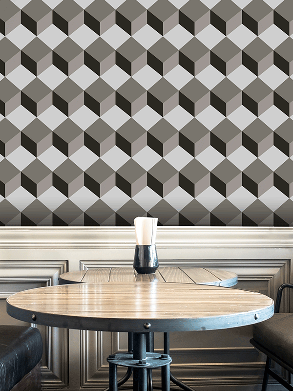 Geometric-2 - Papel De Parede Design Hexagonal Geometrico - HD Wallpaper 