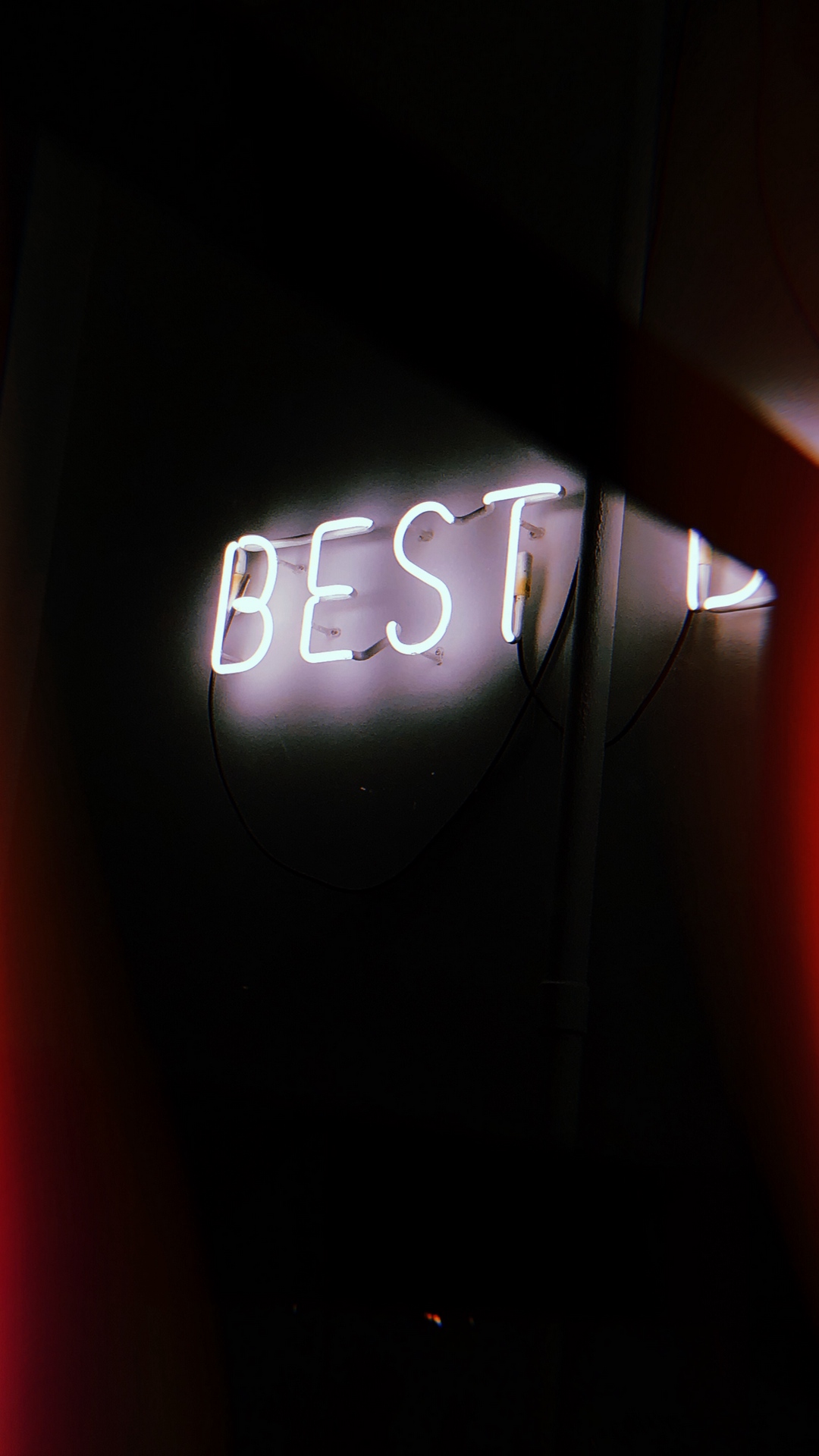 Wallpaper Inscription, Neon, Backlight, Wall, Best - Darkness - HD Wallpaper 