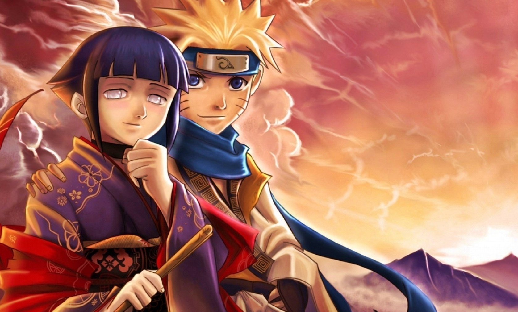 4k Wallpaper Naruto And Hinata For Mobile - HD Wallpaper 