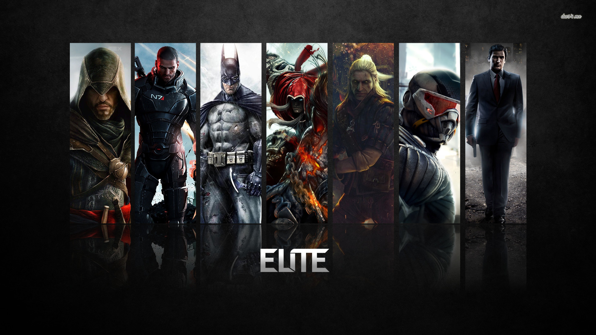 Elite Video Game Characters Wallpaper - Games Characters - HD Wallpaper 