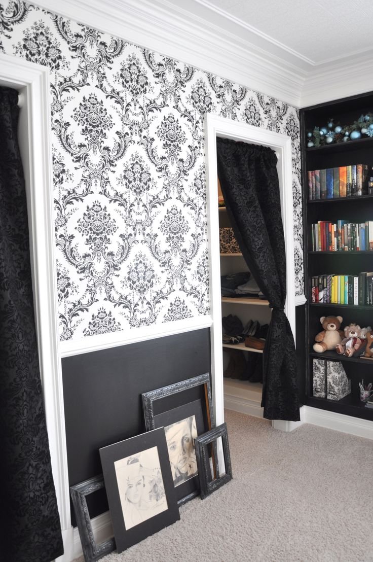 Papel Tapiz Para Habitacion Negro - HD Wallpaper 