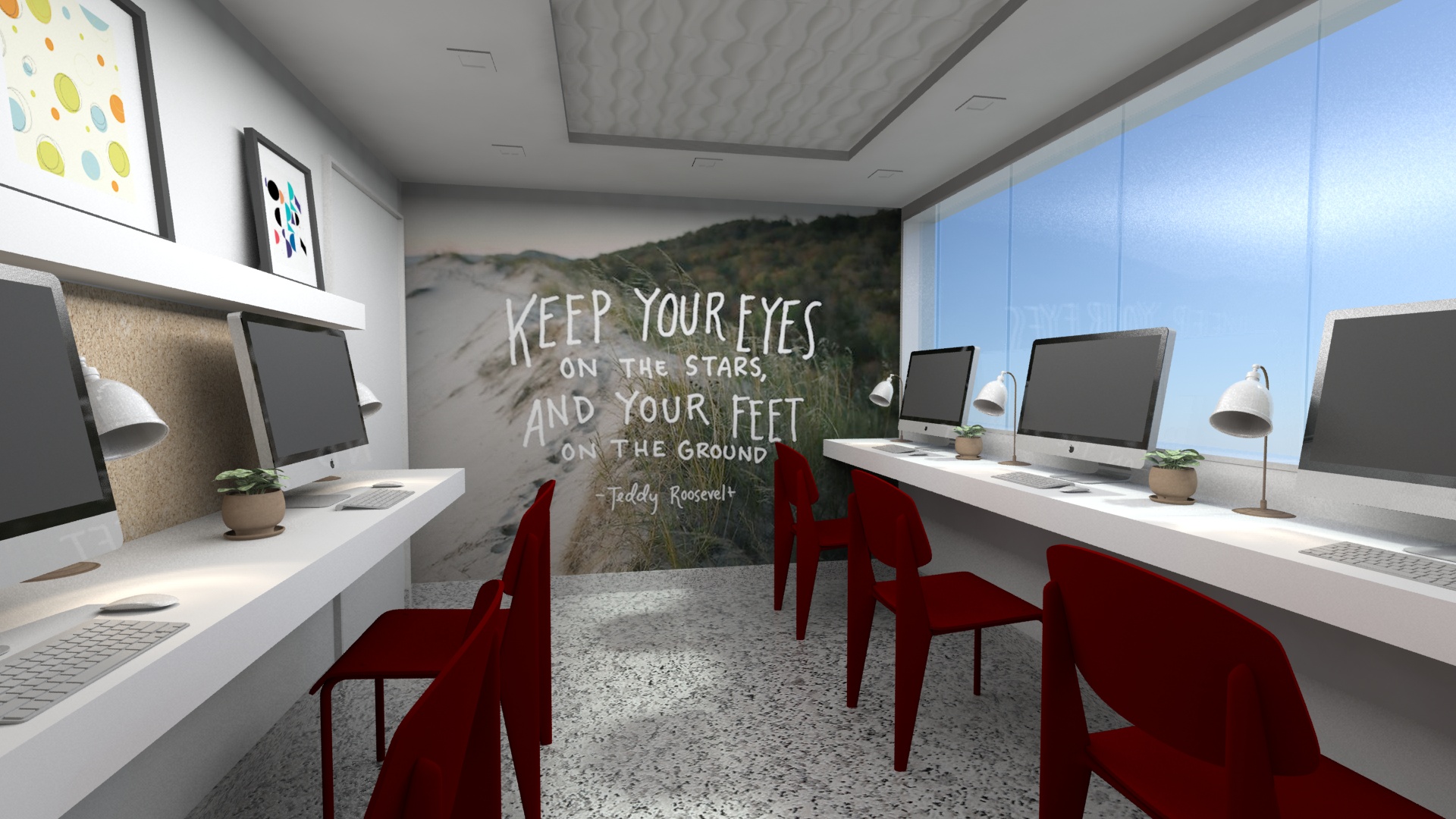 Oficina De Diseño Grafico 2 - Interior Design - HD Wallpaper 