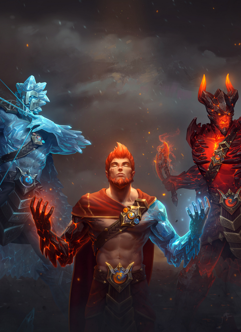 Frostfire, Smite, Video Game, Wallpaper - Frostfire Ullr - HD Wallpaper 