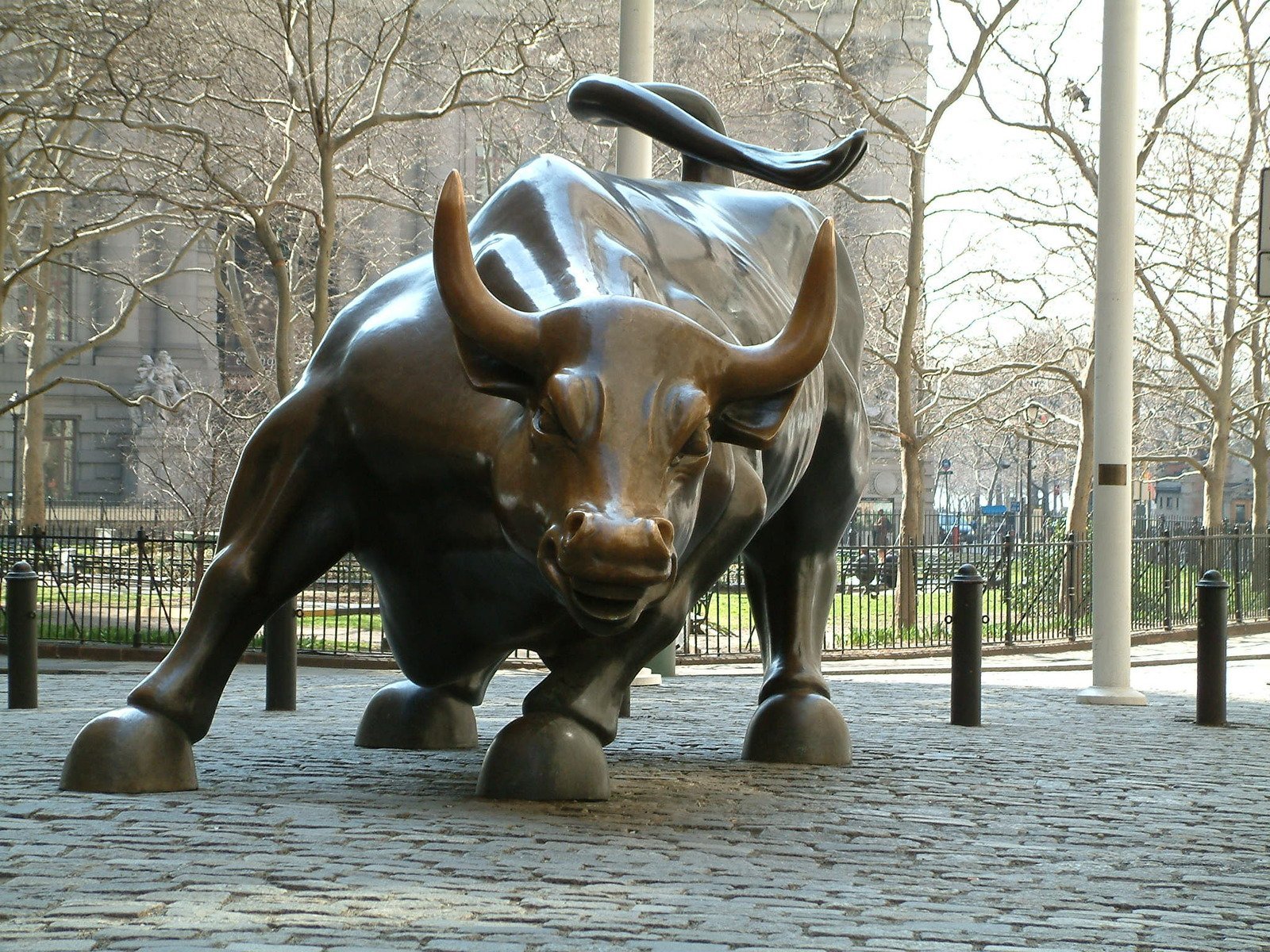 Bull Of Stock Exchange - HD Wallpaper 