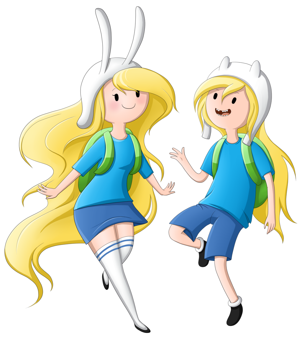 Fionna And Finn - Finn From Adventure Time Hair - HD Wallpaper 