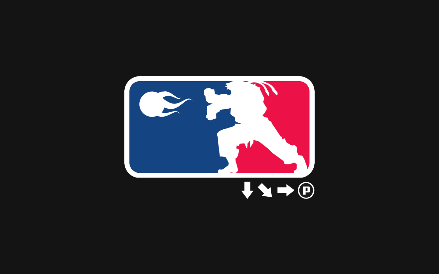 Video Game Wallpapers - Street Fighter Minimalist Logo - HD Wallpaper 