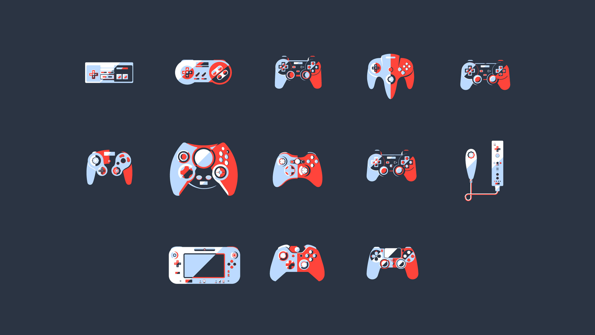 Video Game Controller Wallpapers For Iphone - Minimalist Video Games - HD Wallpaper 