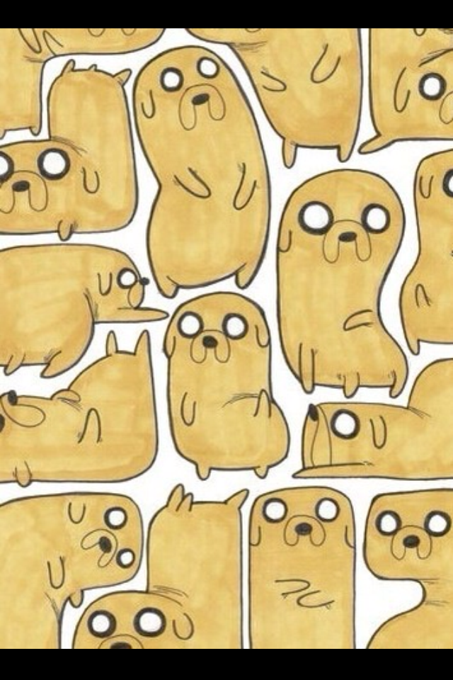 Jake, Adventure Time, And Wallpaper Image - Cute Dog Drawing Background - HD Wallpaper 