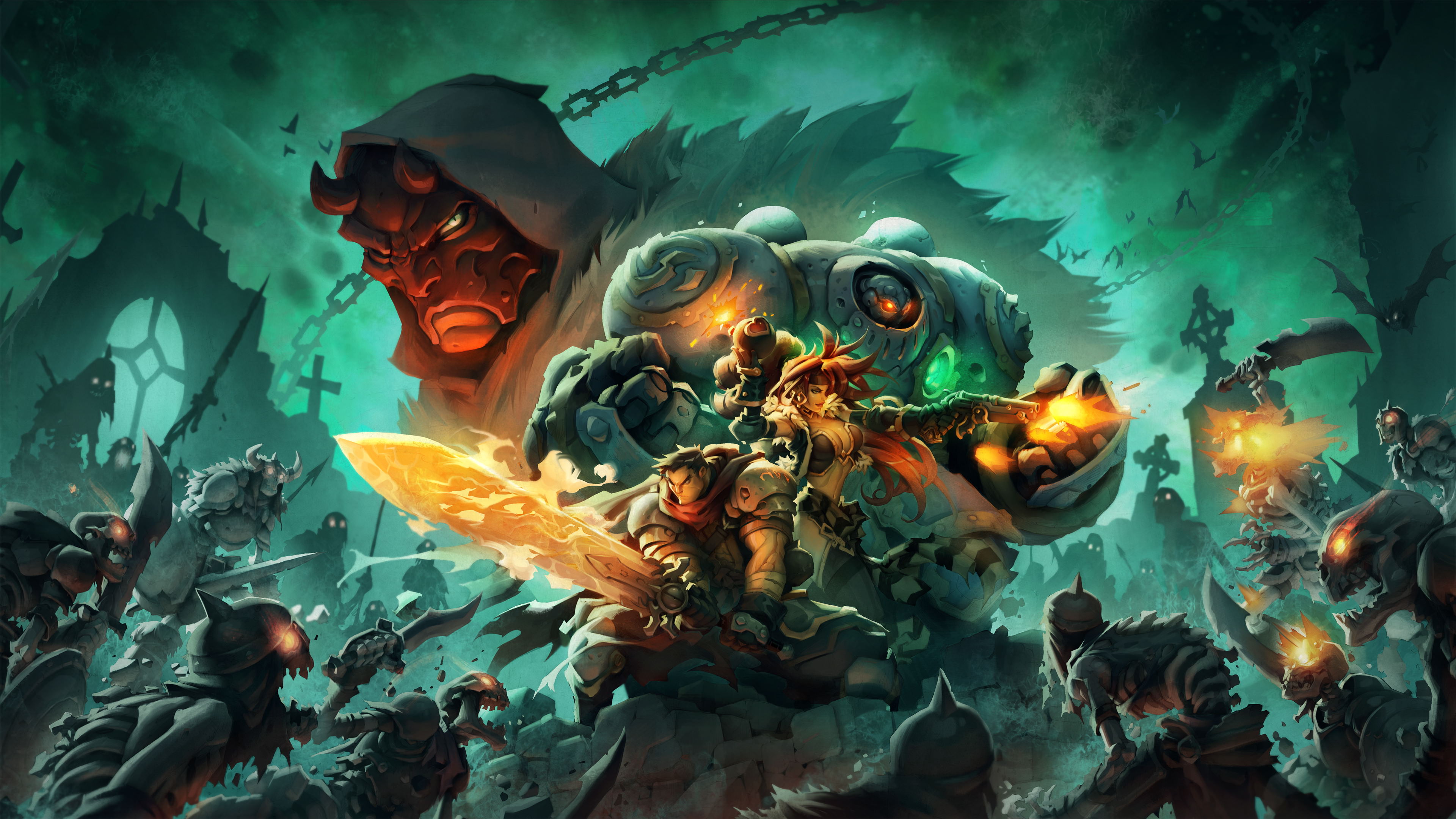 Battle Chasers Nightwar - HD Wallpaper 