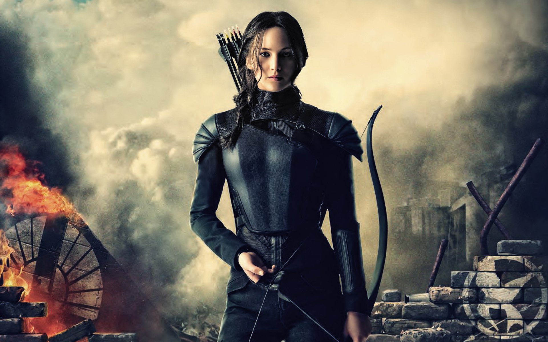 Hunger Games Katniss Mockingjay - HD Wallpaper 